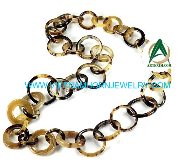 Organic Horn Neck Lace,horn Necklace, Horn Chain, Horn Link, Buffalo Horn Accessories